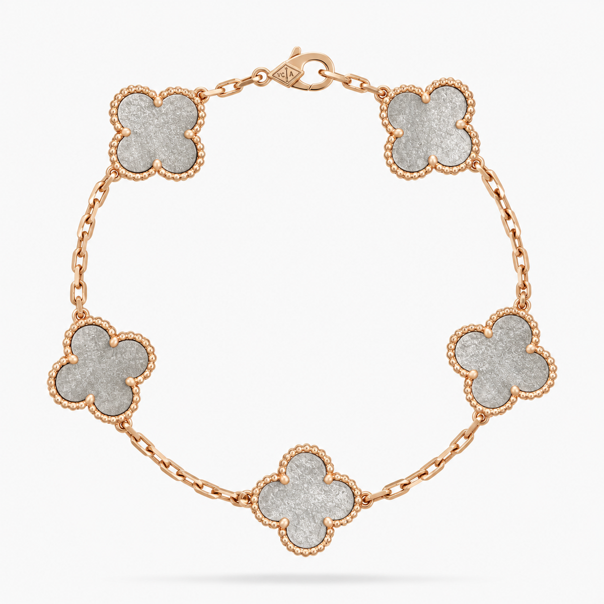 Van Cleef Silver Rose