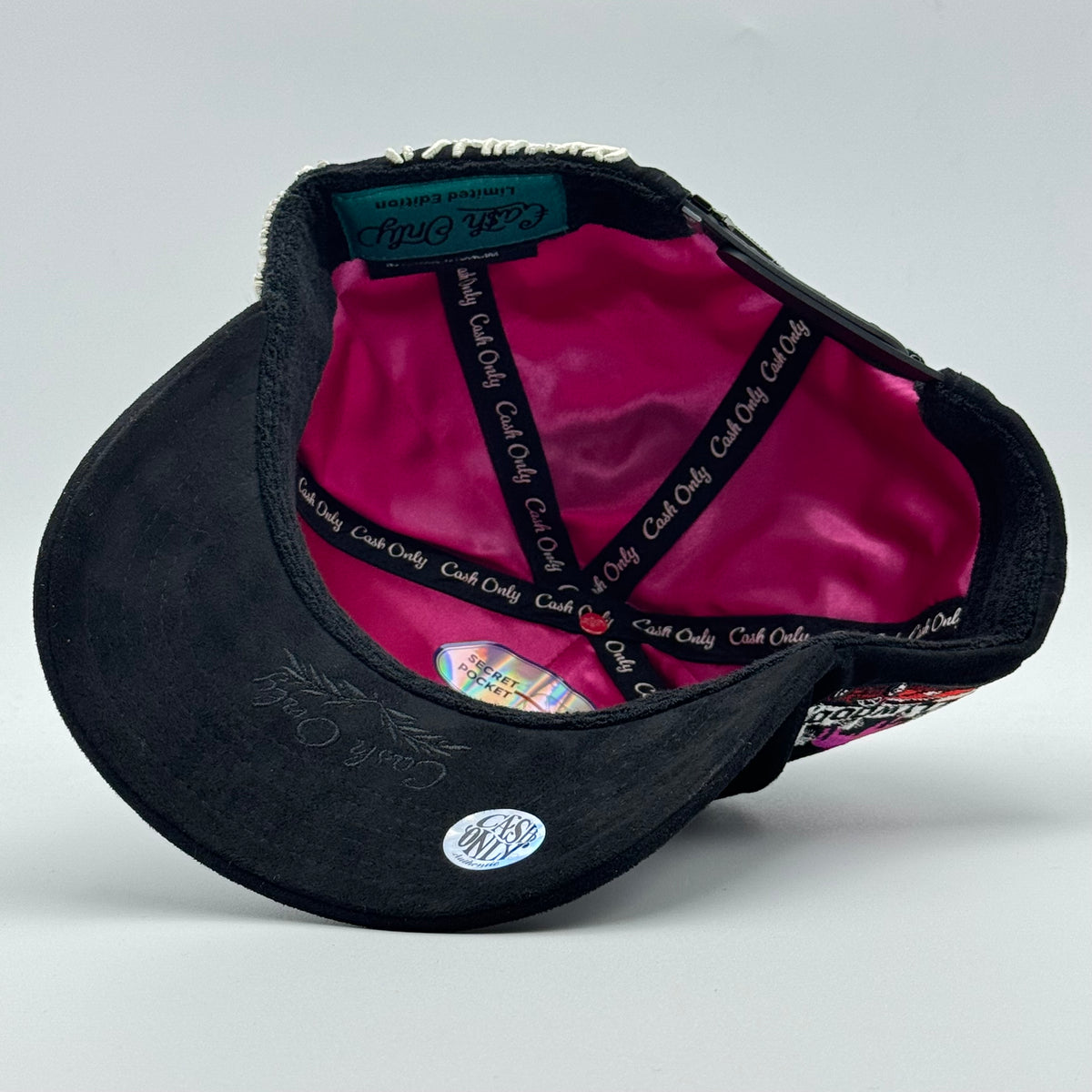 GORRA CASH ONLY - LA HOLLYWOOD BLACK (CURVA)