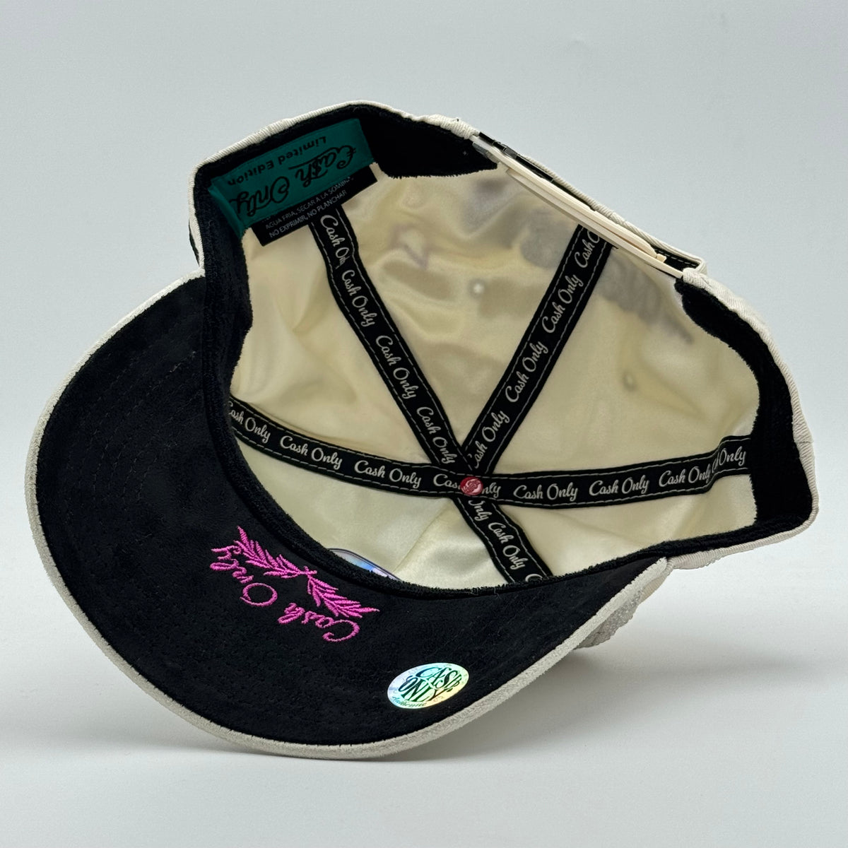 GORRA CASH ONLY - DIRTY TEDDY BEIGE (CURVA)