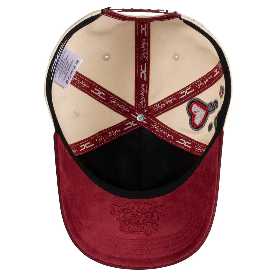 JC HATS - MONEY LOVE BEIGE RED