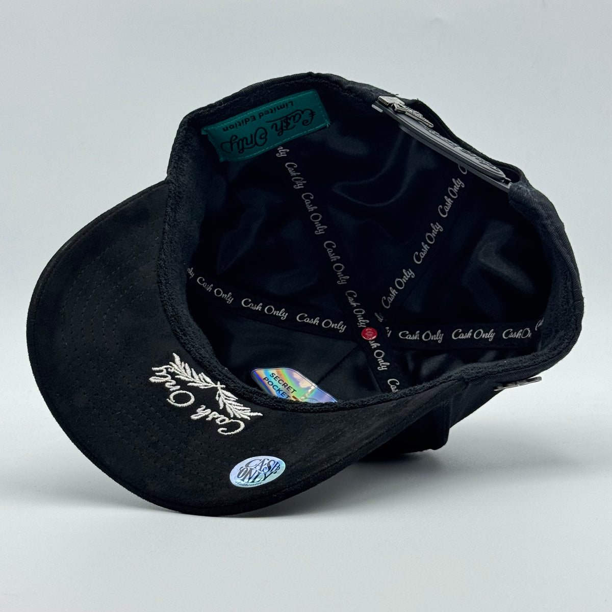 GORRA CASH ONLY - LA CHANGE THE RULES BLACK (CURVA)