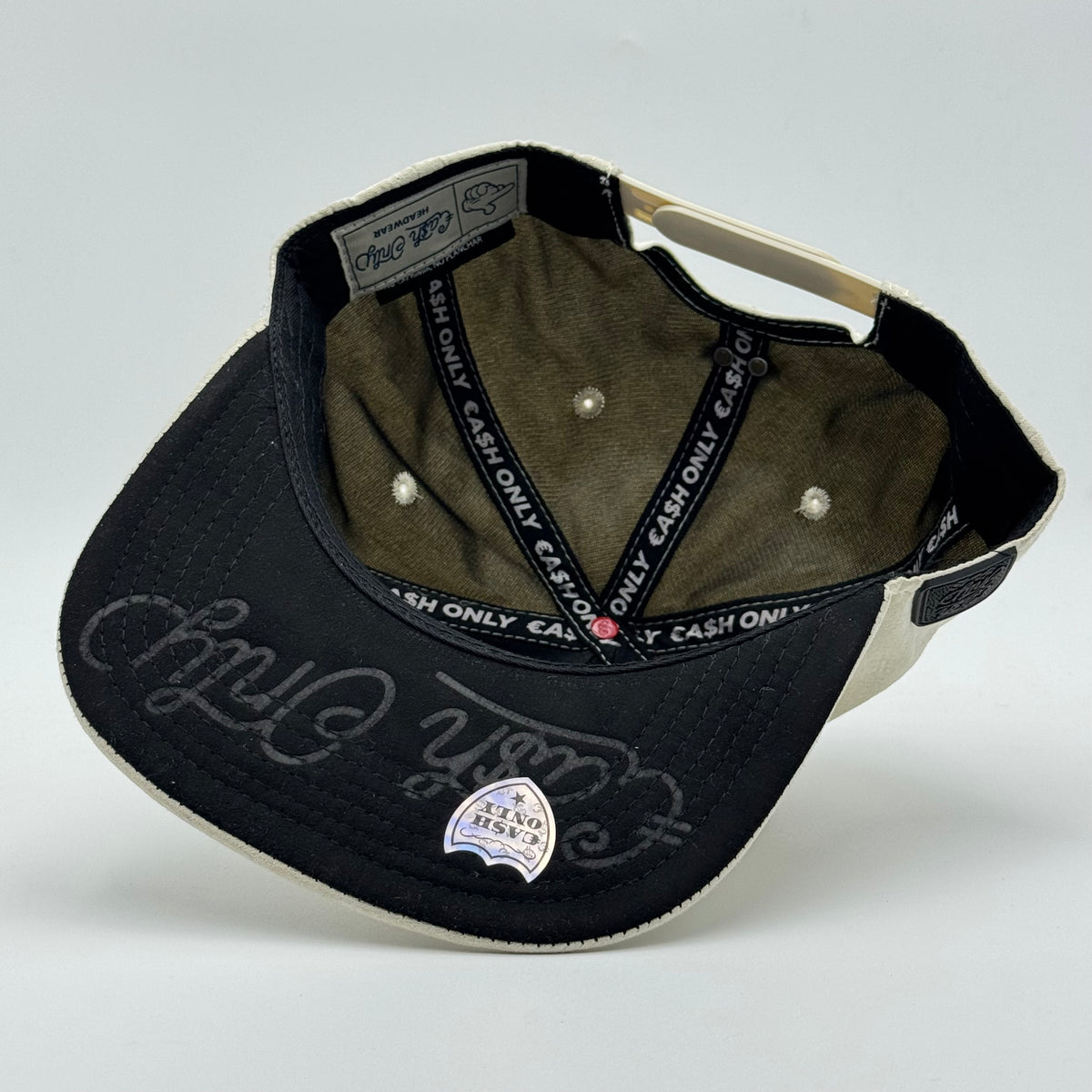 GORRA CASH ONLY - MONOPOLY FULL PRINT BEIGE FLAT
