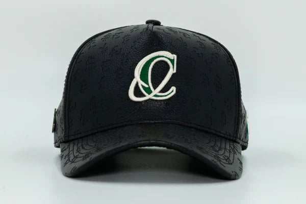 CASH ONLY - BLACK LEATHER NEW LOGO