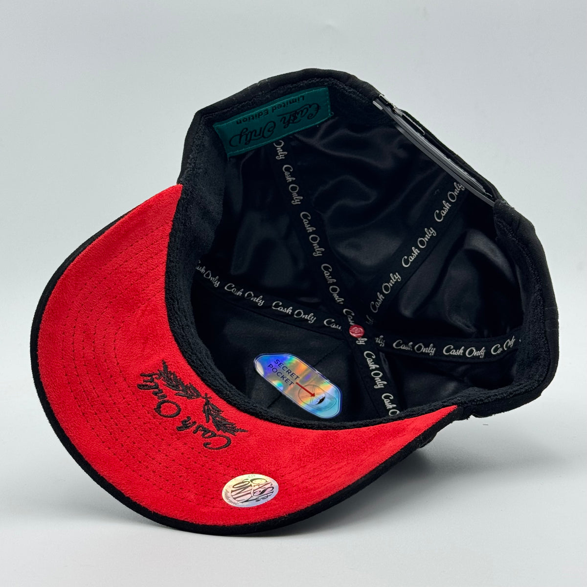 GORRA CASH ONLY - LA HANDS BLACK (CURVA)