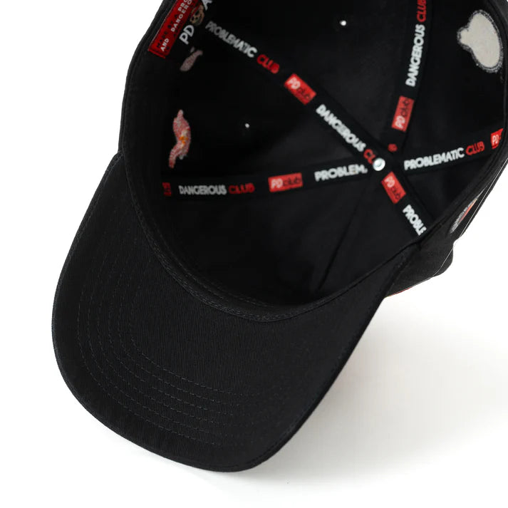 GORRA CHIQUETE - Oso Negra (CURVA)