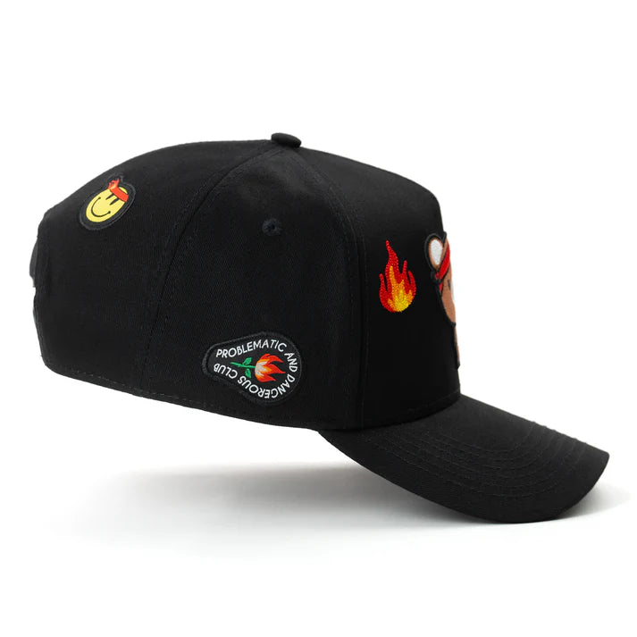 GORRA CHIQUETE - Oso Negra (CURVA)