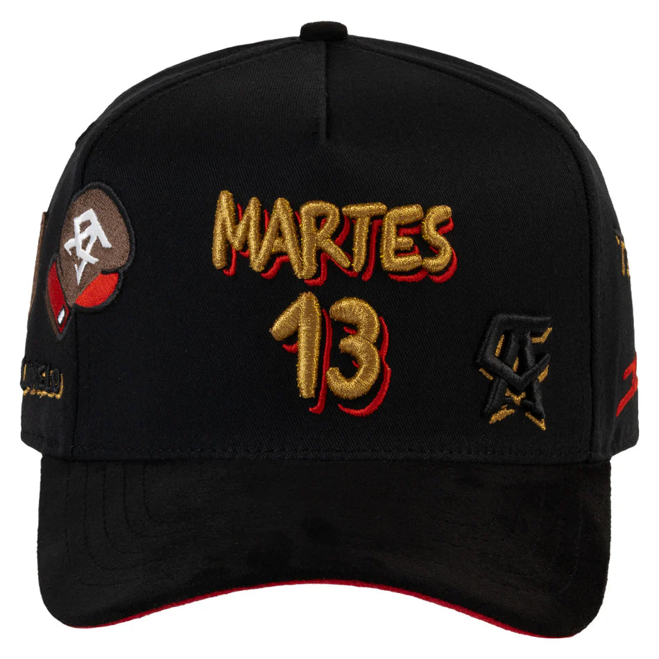 JC Hats X Luis R Conriquez - MARTES 13 BLACK