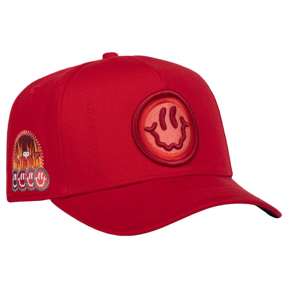JC HATS - BEAUTIFUL DISASTER RED