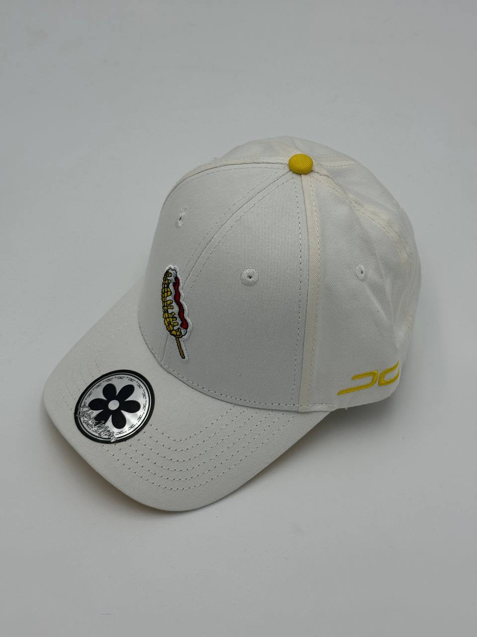 GORRA JC HATS - ELOTE LOVER CURVA BLANCO/AMARILLO