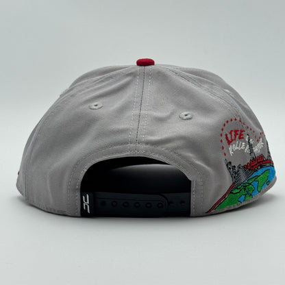 GORRA JC HATS - UNIVERSITY OF LIFE GRAY