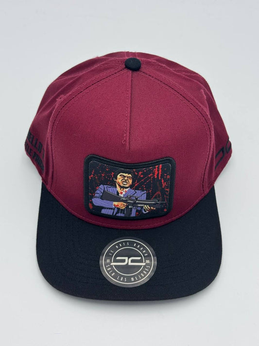 GORRA JC HATS - MY LOTTLE FRIEND BURGUNDY