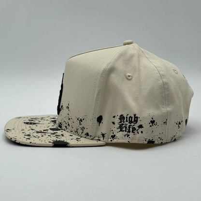 GORRA CAS ONLY - LA PAINT BEIGE/WITHE