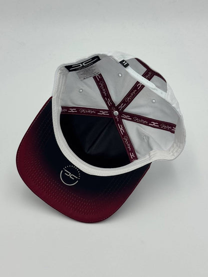 GORRA JC HATS - GRANADA WHITE/BURGUNDY