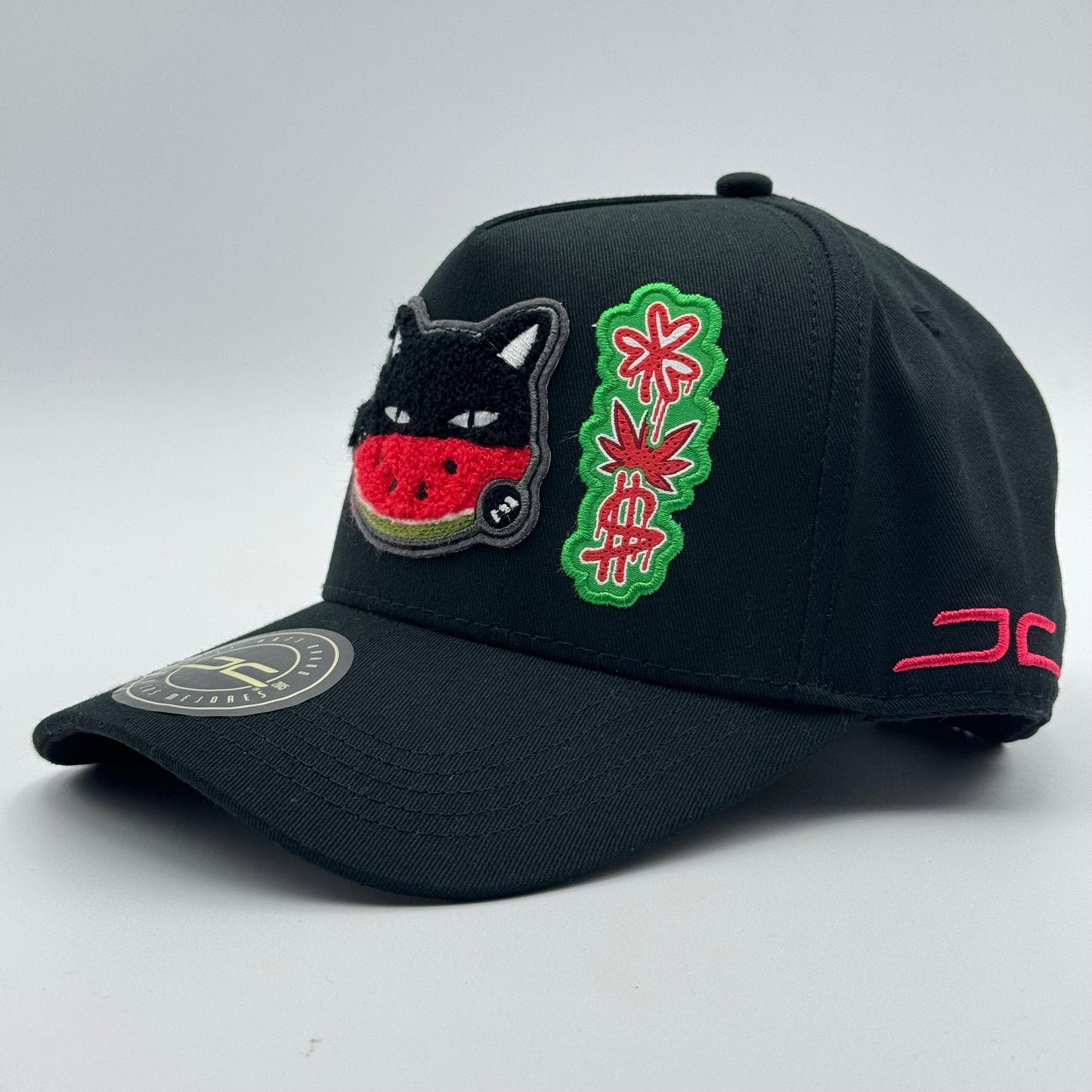 GORRA JC HATS - WATERMELON CAT BLACK