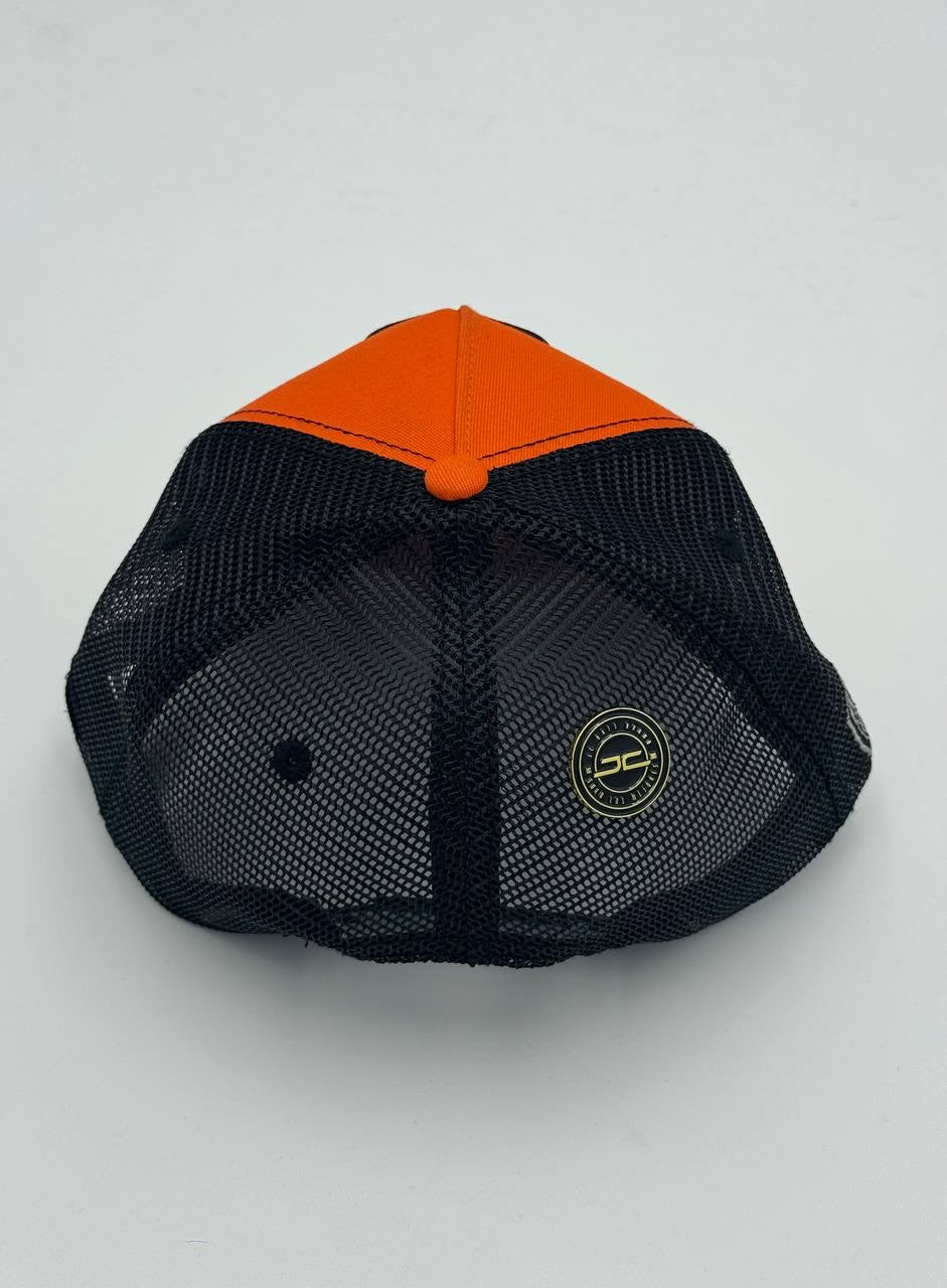 GORRA JC HATS - BAD GUY CURVA/MALLA NARANJA