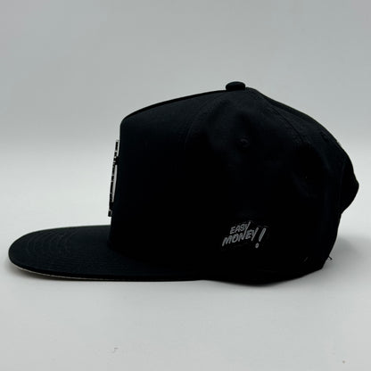 GORRA CASH ONLY - ROBOT MONEY BLACK (PLANA)