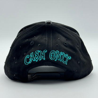 GORRA CASH ONLY - TEDDY RHINESTONES BLACK (CURVA)