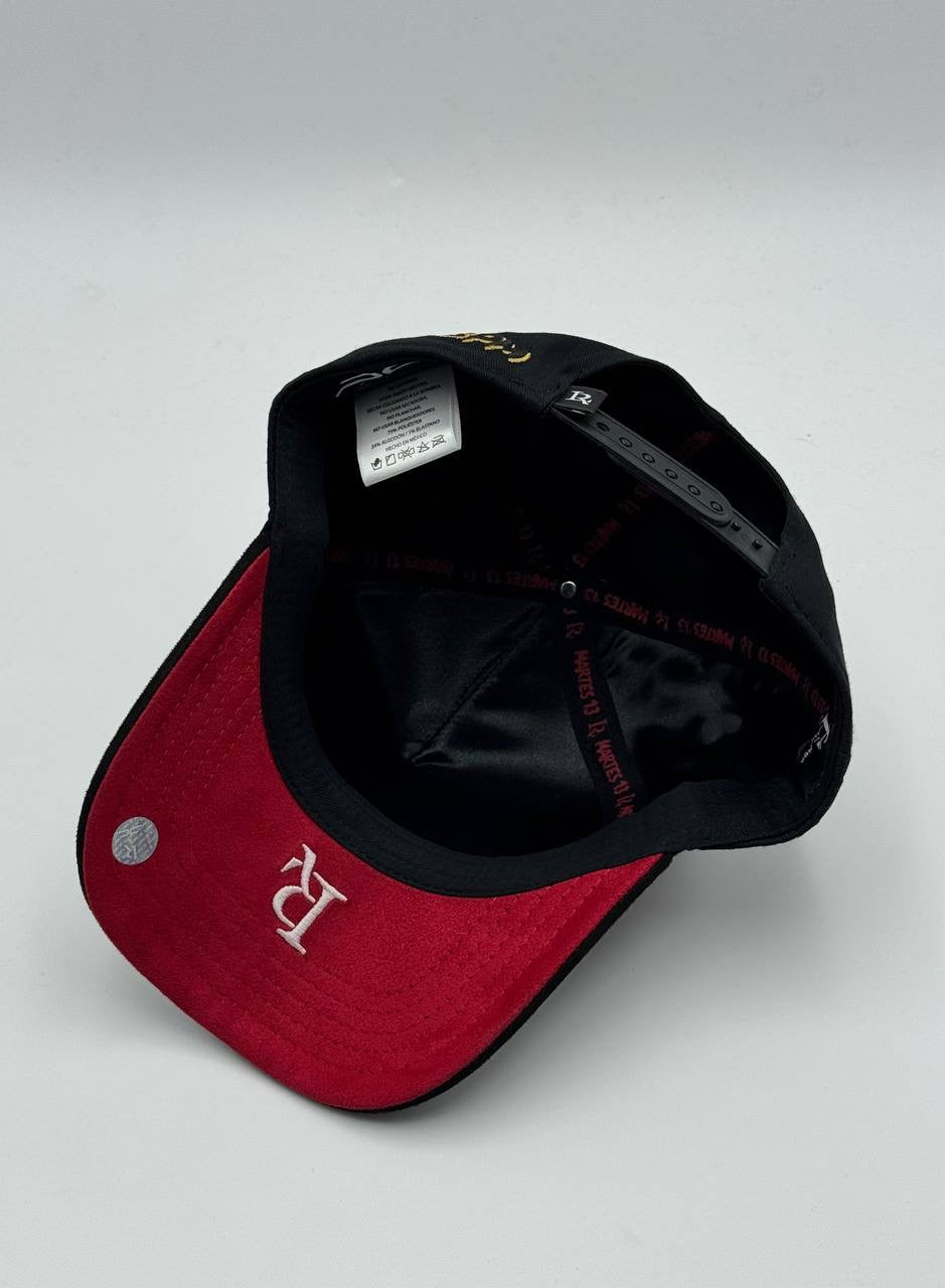 GORRA JC Hats X Luis R Conriquez - MARTES 13 BLACK (LIMITED EDITION)