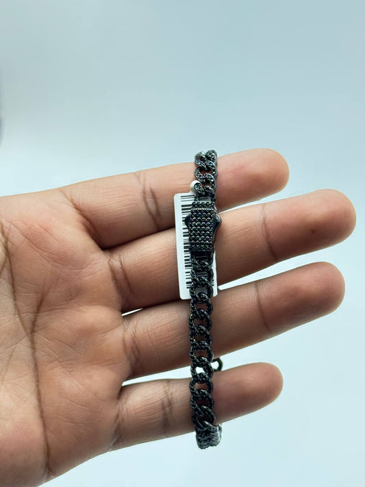 Pulso Cerrado Cubano Negro Iced – 21 cm | 20.8 g