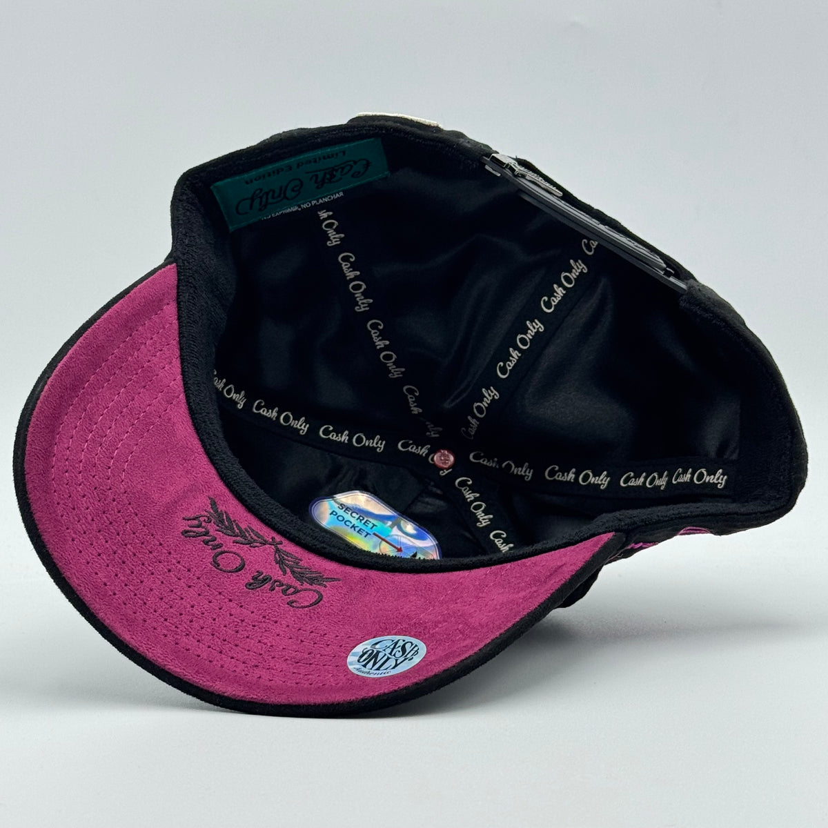 GORRA CASH ONLY - DIRTY TEDDY BLACK (CURVA)