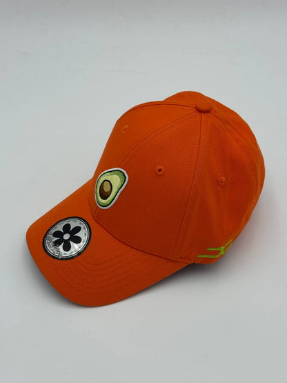 GORRA JC HATS - AVOCADO CURVA NARANJA