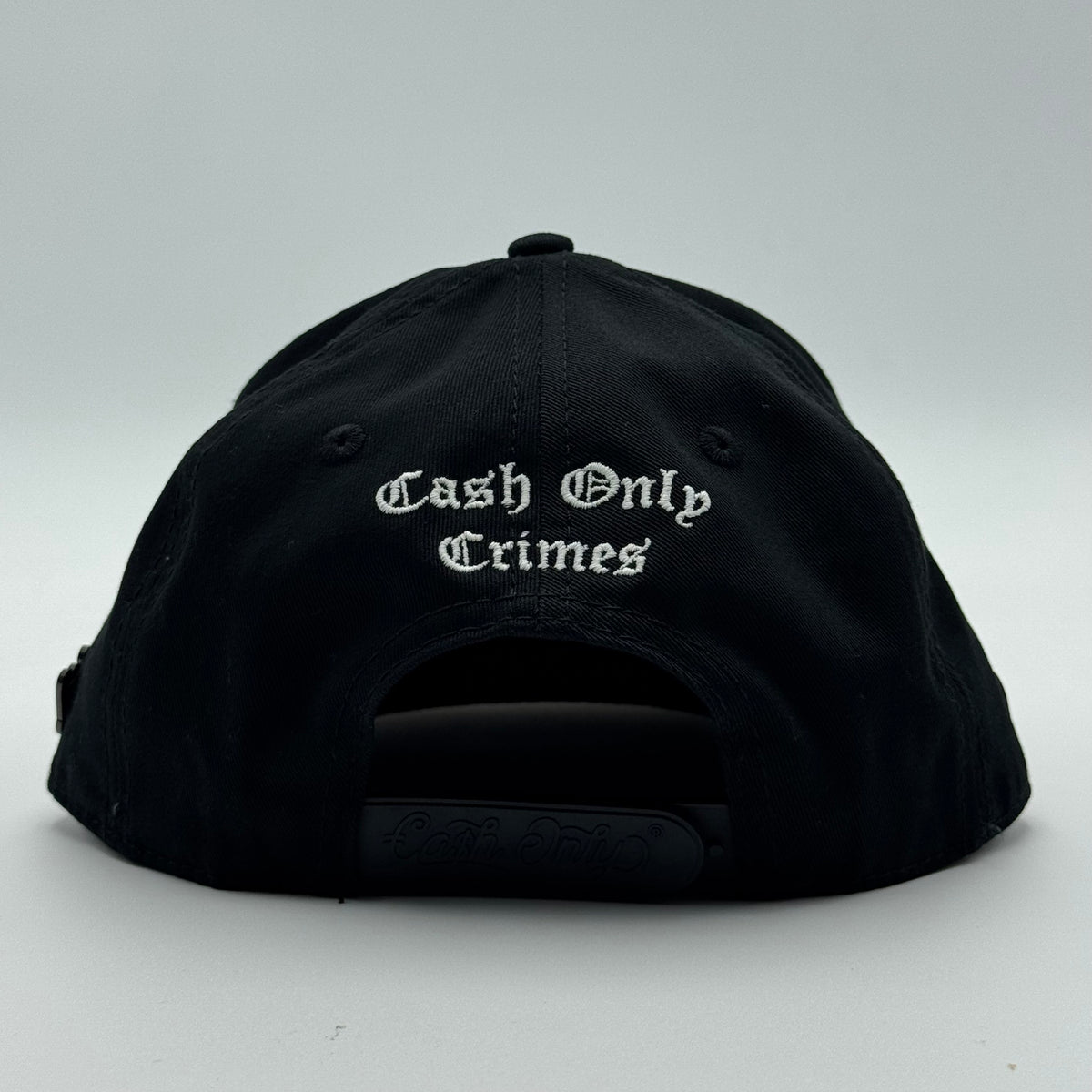 GORRA CASH ONLY - ROBOT MONEY BLACK (PLANA)