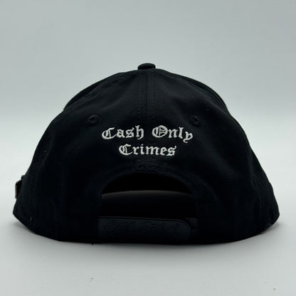 GORRA CASH ONLY - ROBOT MONEY BLACK (PLANA)