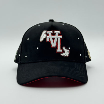 GORRA CASH ONLY - LA HANDS BLACK (CURVA)