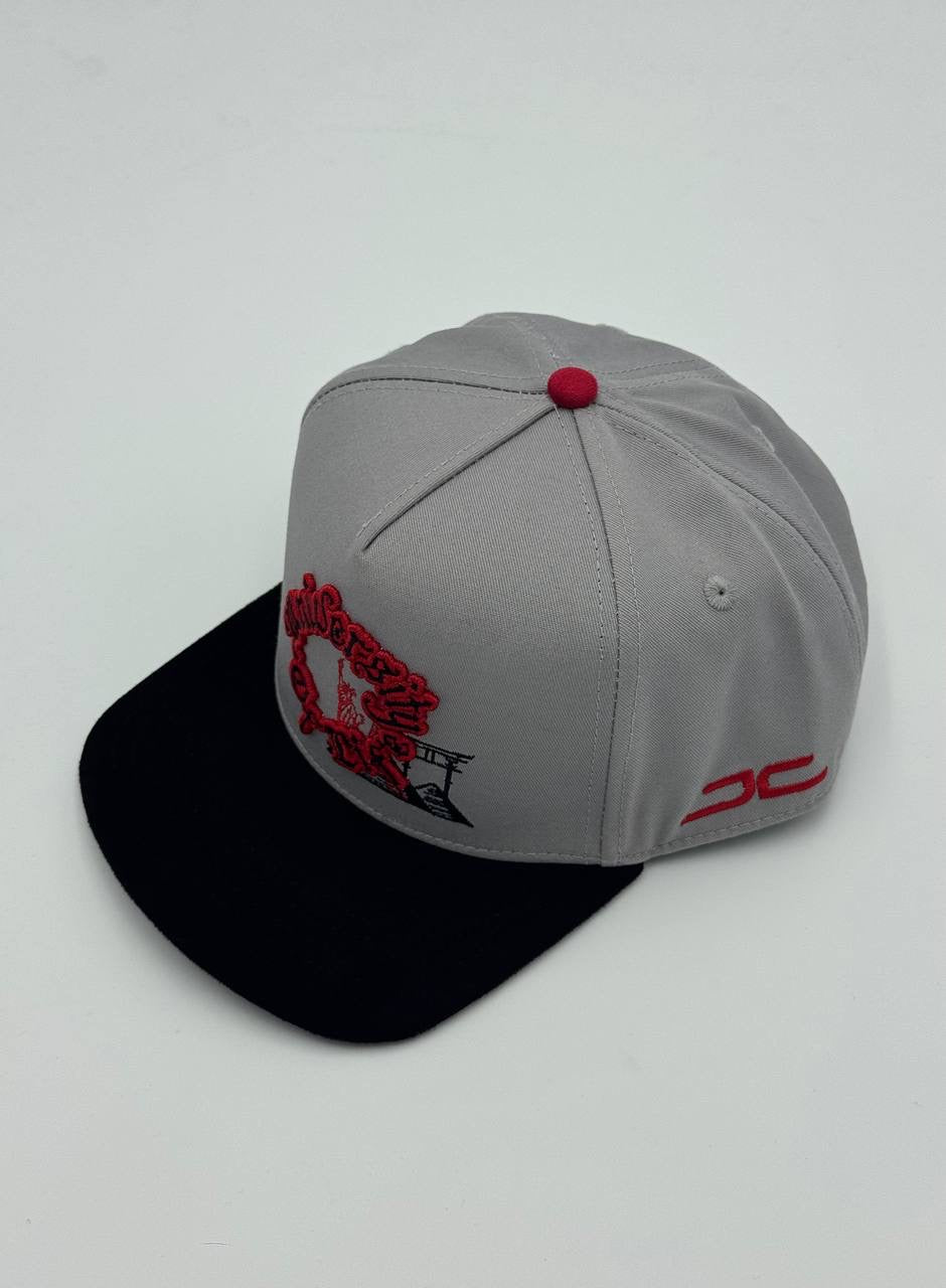 GORRA JC HATS - UNIVERSITY OF LIFE GRAY