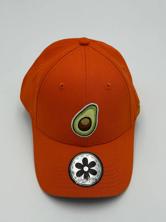 GORRA JC HATS - AVOCADO CURVA NARANJA