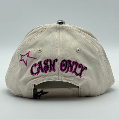 GORRA CASH ONLY - DIRTY TEDDY BEIGE (CURVA)