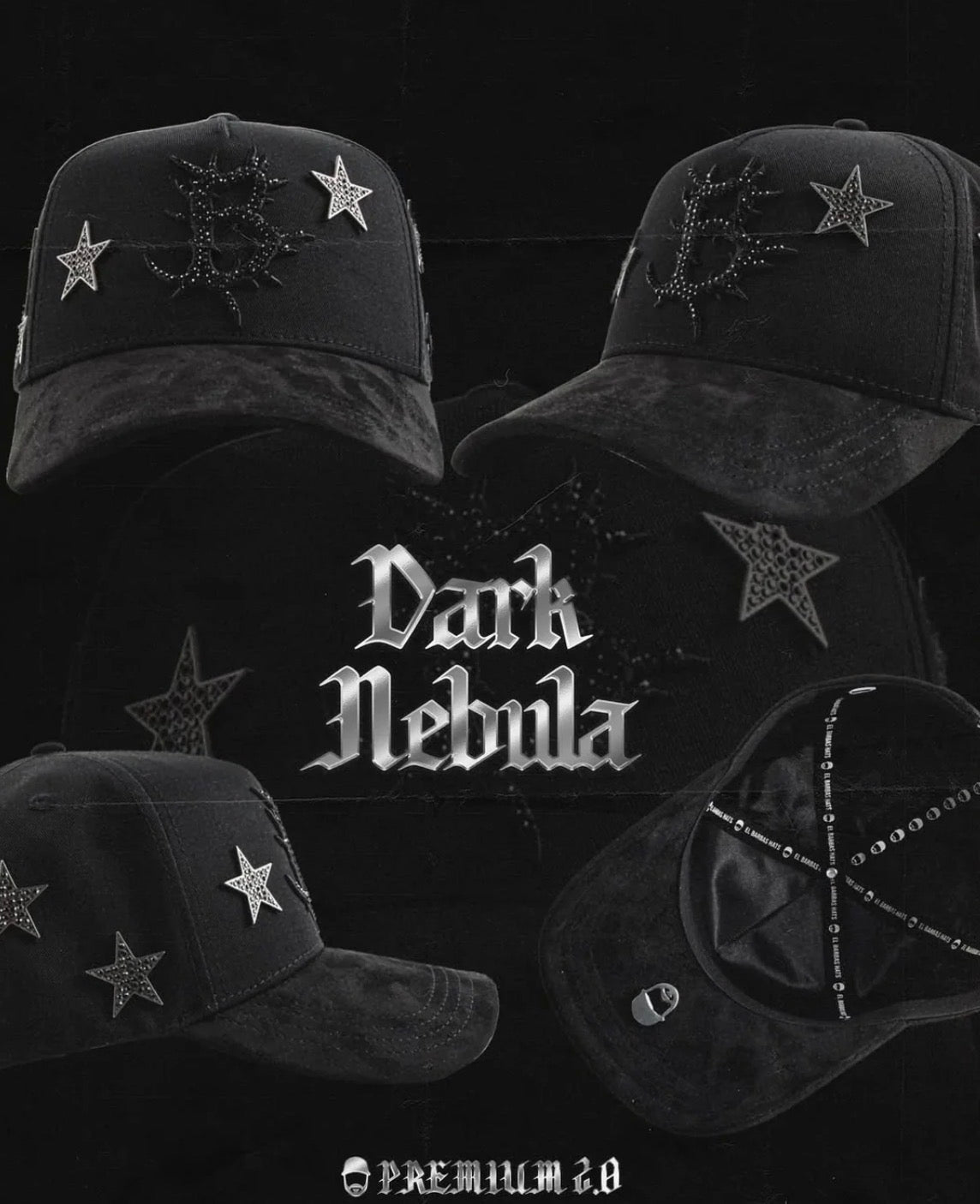 GORRA BARBAS HATS - DARK NEBULA
