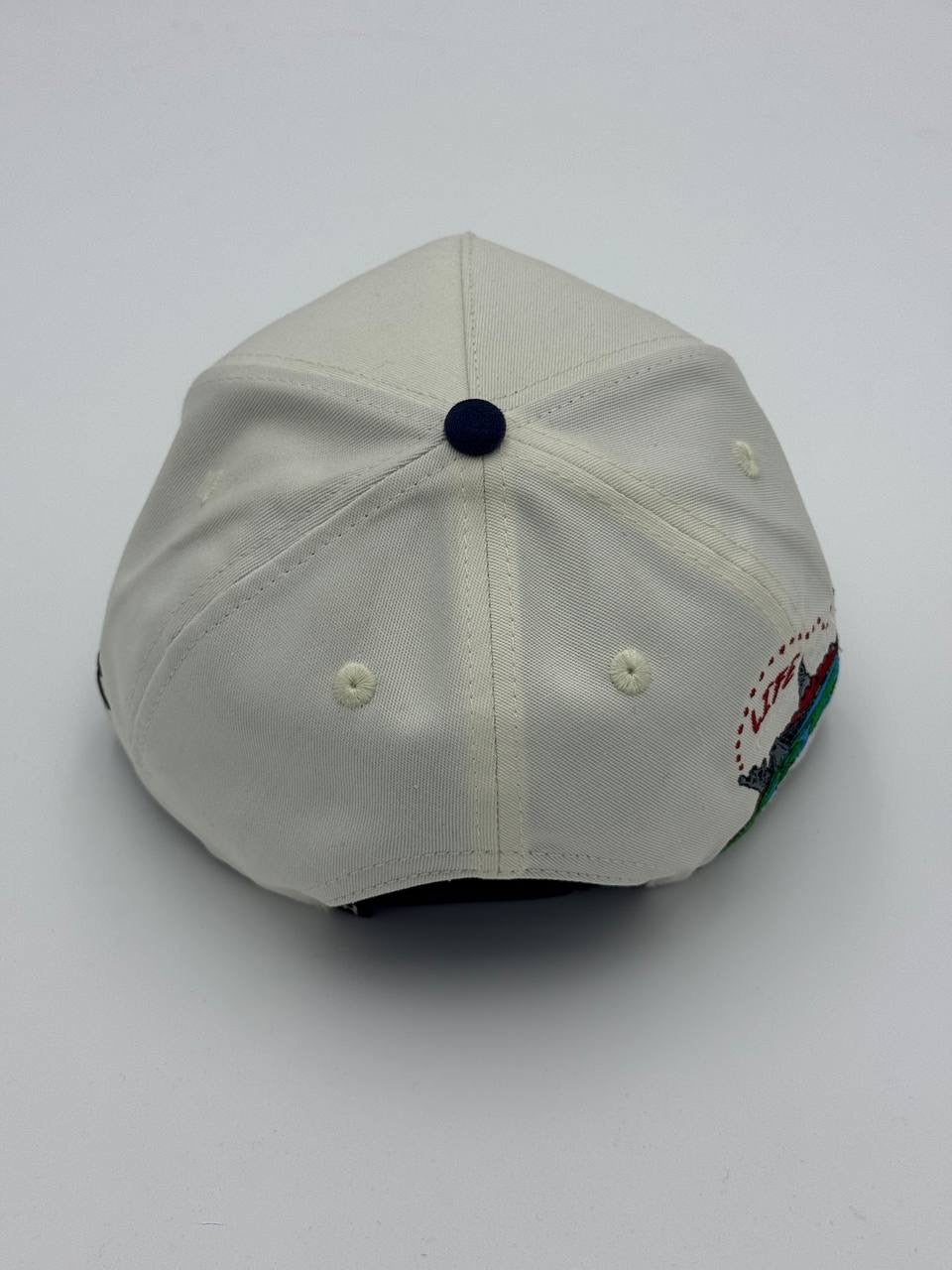 GORRA JC HATS - UNIVERSITY OF LIFE BEIGE NAVY