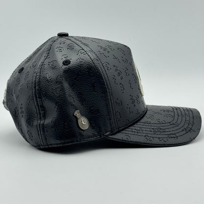 GORRA CASH ONLY - BLACK LEATHER NEW LOGO