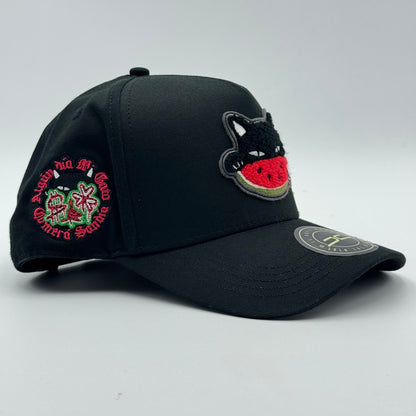 GORRA JC HATS - WATERMELON CAT BLACK