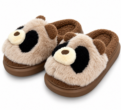 PANTUFLA DAMA PANDA CAFÉ