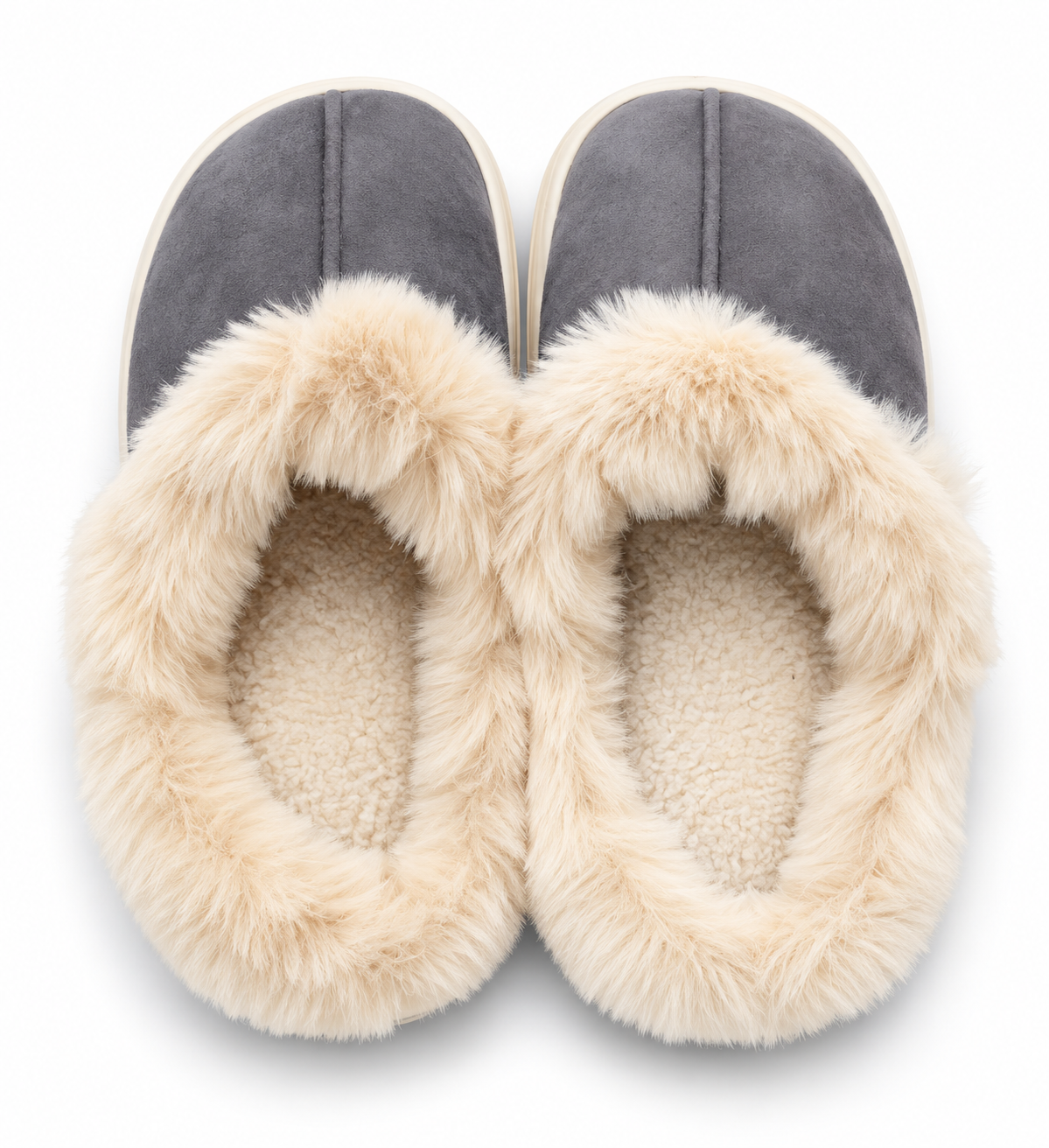 PANTUFLA  CABALLERO GRIS
