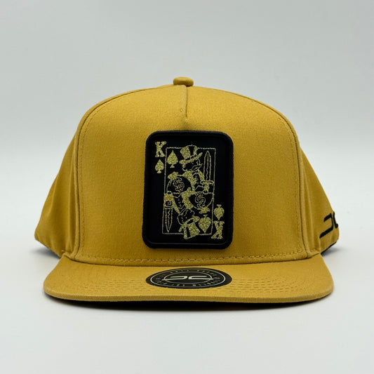 GORRA JC HATS - KING CARD AMARILLA