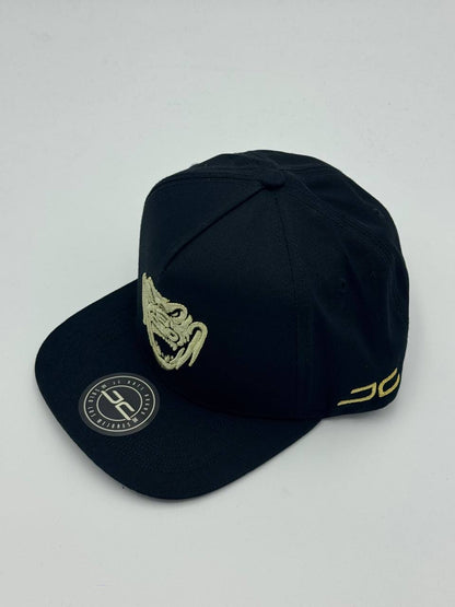GORRA JC HATS - CROCODILE BLACK/GOLD
