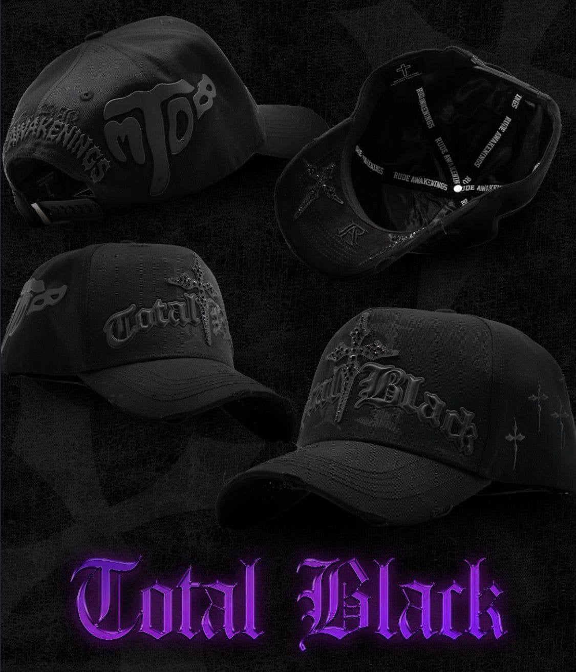 GORRA RUDE X TOMBO - TOTAL BLACK (PREVENTA)