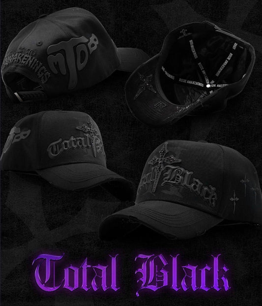 GORRA RUDE X TOMBO - TOTAL BLACK (PREVENTA)
