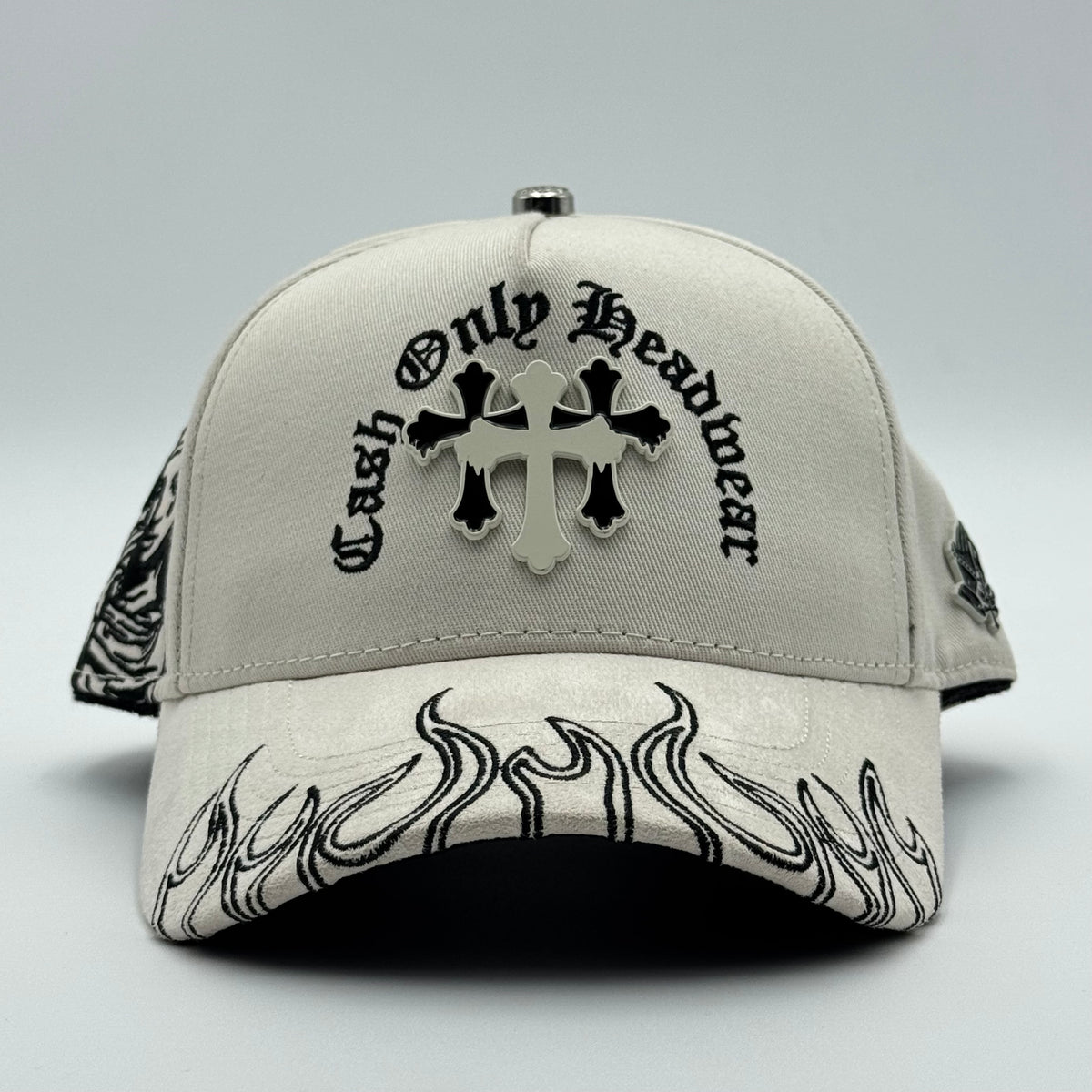 GORRA CASH ONLY - CROSSES BEIGE (CURVA)