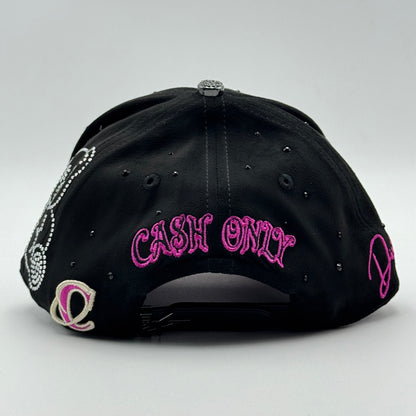 GORRA CASH ONLY - DIRTY TEDDY BLACK (CURVA)