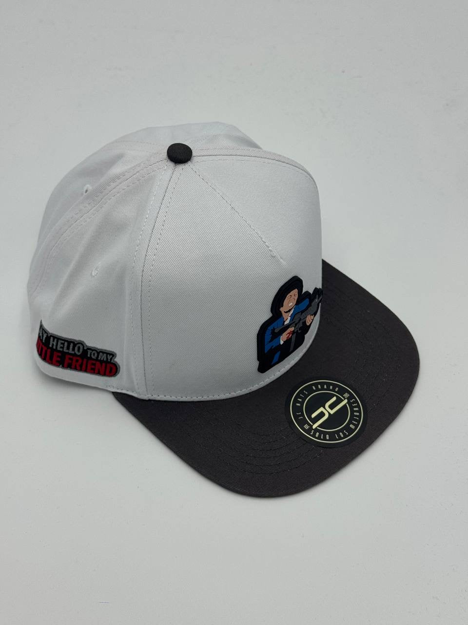 GORRA JC HATS - MY LITTLE FRIEND WHITE/GREY