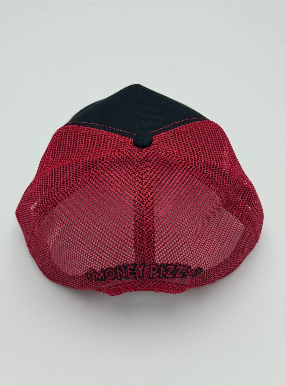GORRA JC HATS - FOOD MONEY CURVA NEGRO/ROJO
