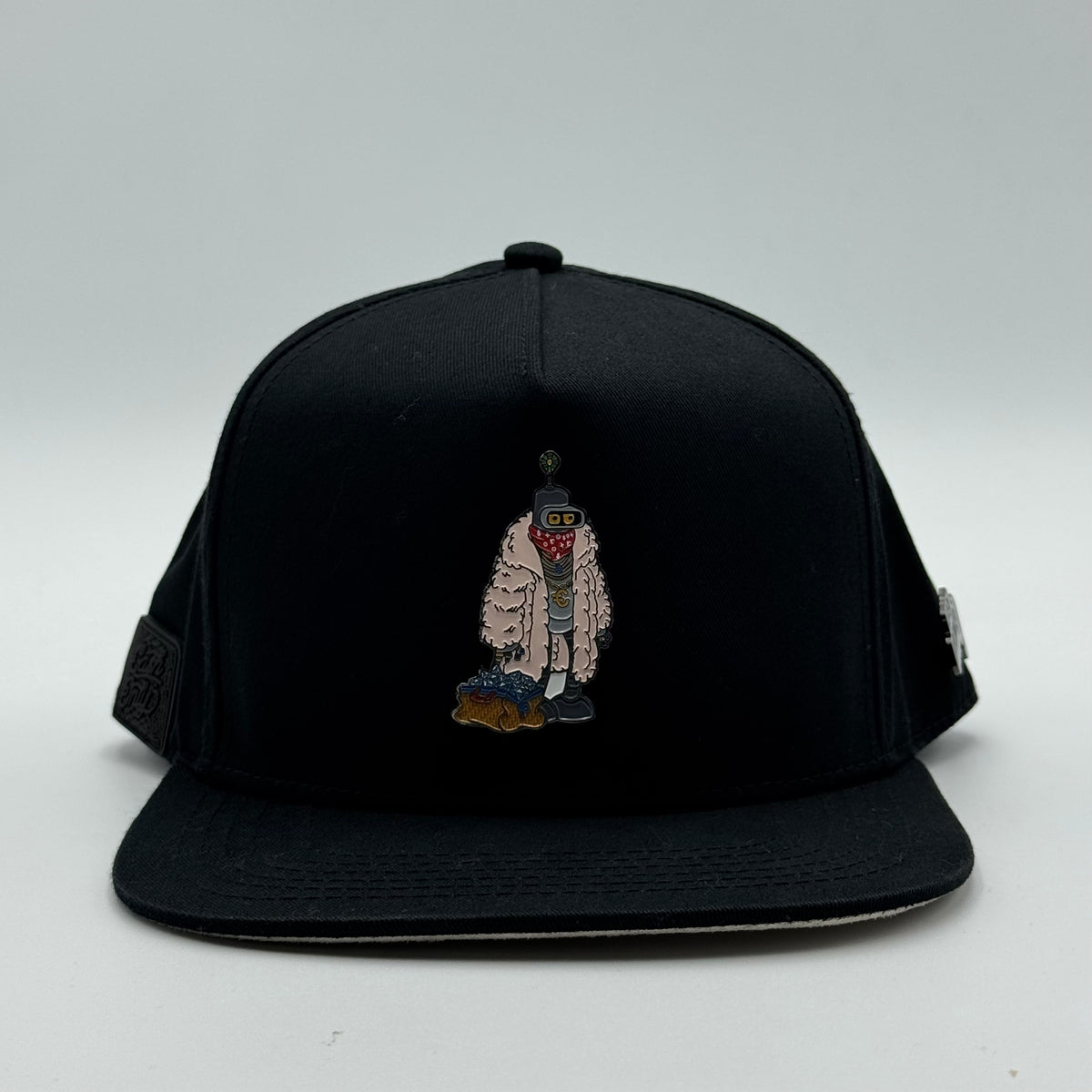 GORRA CASH ONLY - ROBOT MONEY BLACK (PLANA)