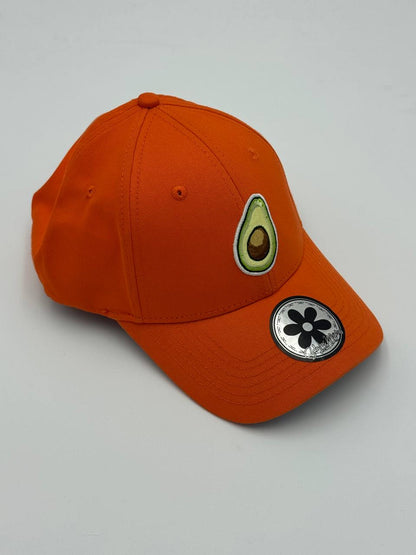 GORRA JC HATS - AVOCADO CURVA NARANJA