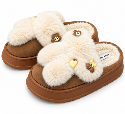 PANTUFLA DAMA BUNNY COFFE