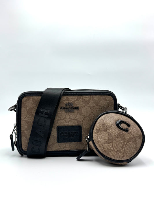 Bandolera Coach Min - Cafe Claro