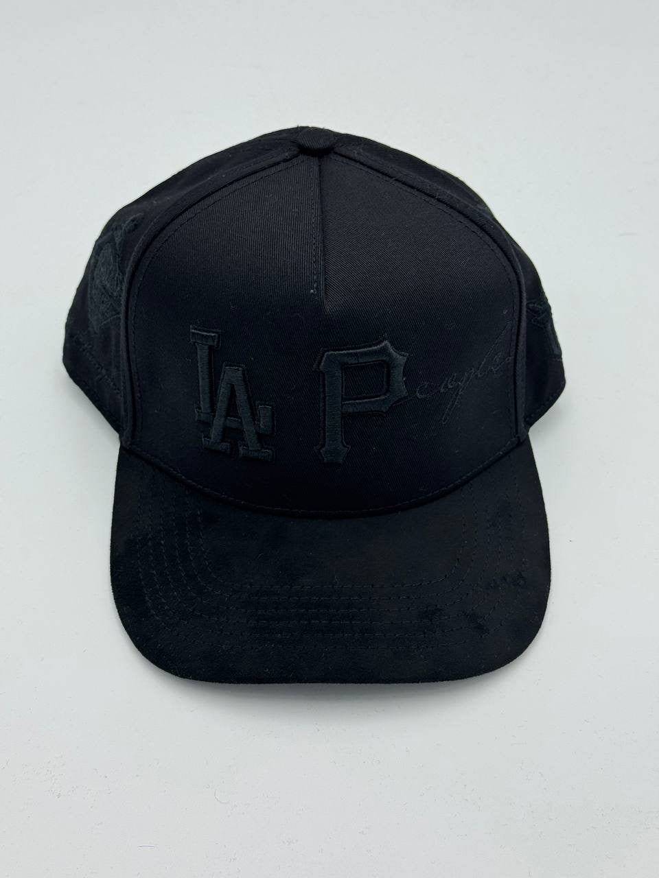 GORRA EL TIROS CAPS - LA PEOPLE ALL BLACK